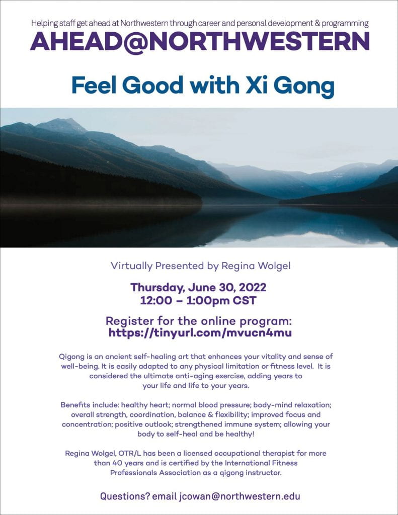 Flyer for Xi Gong Event